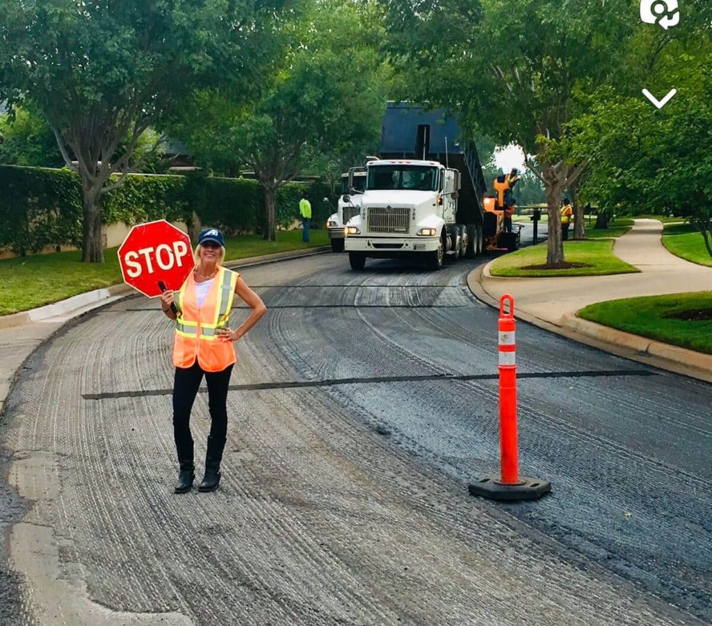 Asphalt and concrete paving, installation, repair and other paving services by A & B Paving Maintenance in Oklahoma.